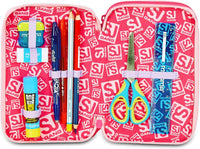Astuccio Scuola 3 Zip SJ Gang Cat Led