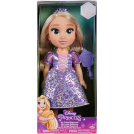 Bambola Rapunzel 38 cm con tiara e scarpette