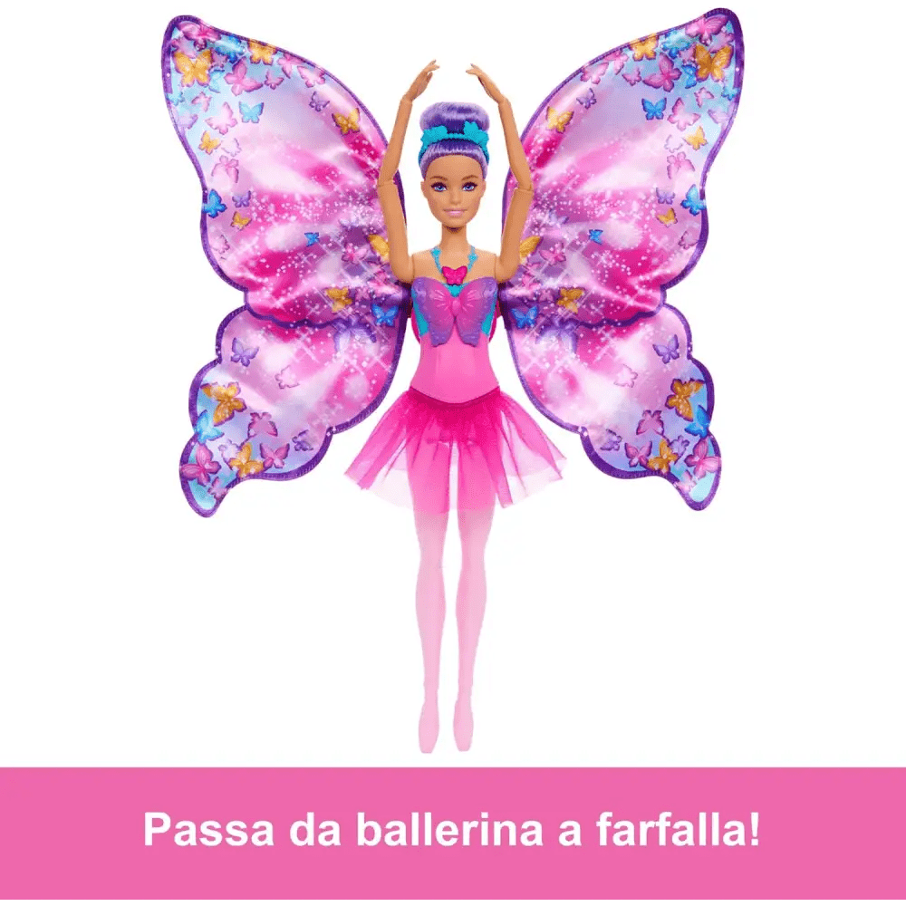 Barbie Ballerina Ali di Farfalla scintillanti - Giocattoli e Bambini - Toys Store0194735230709