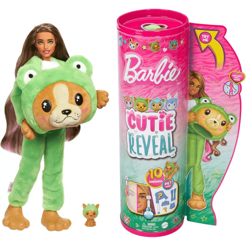 Barbie Bambola Cutie Reveal Cagnolino - Rana - Giocattoli e Bambini - Toys Store0194735178742