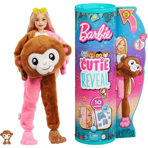 Barbie Bambola Cutie Reveal Scimmia