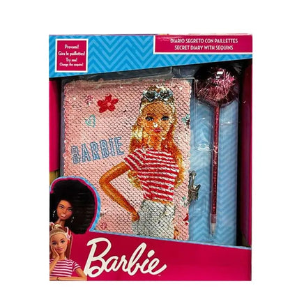 Barbie diario con pailettes