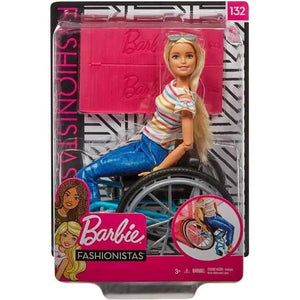 Barbie Fashionistas Sedia a Rotelle