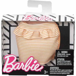 Barbie gonna righe arancioni