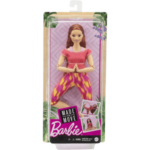 Barbie Made to Move fitness capelli rossi
