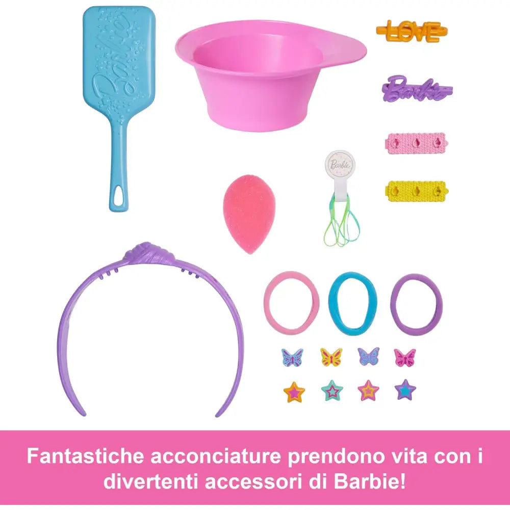 Barbie Testa Styling Deluxe – da Acconciare Capelli Castani - mattel - Bambole - 0194735296644