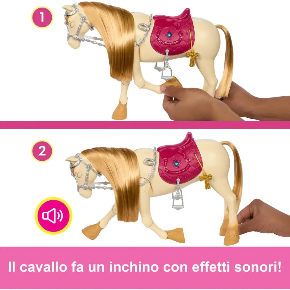 Barbie tornado cavallo dei sogni interattivo - mattel - Bambole playset e giocattoli - 0194735231010