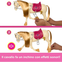 Barbie tornado cavallo dei sogni interattivo - mattel - Bambole playset e giocattoli - 0194735231010