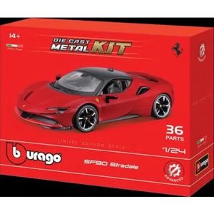 Bburago Model Kit da costruire Ferrari sf90 stradale