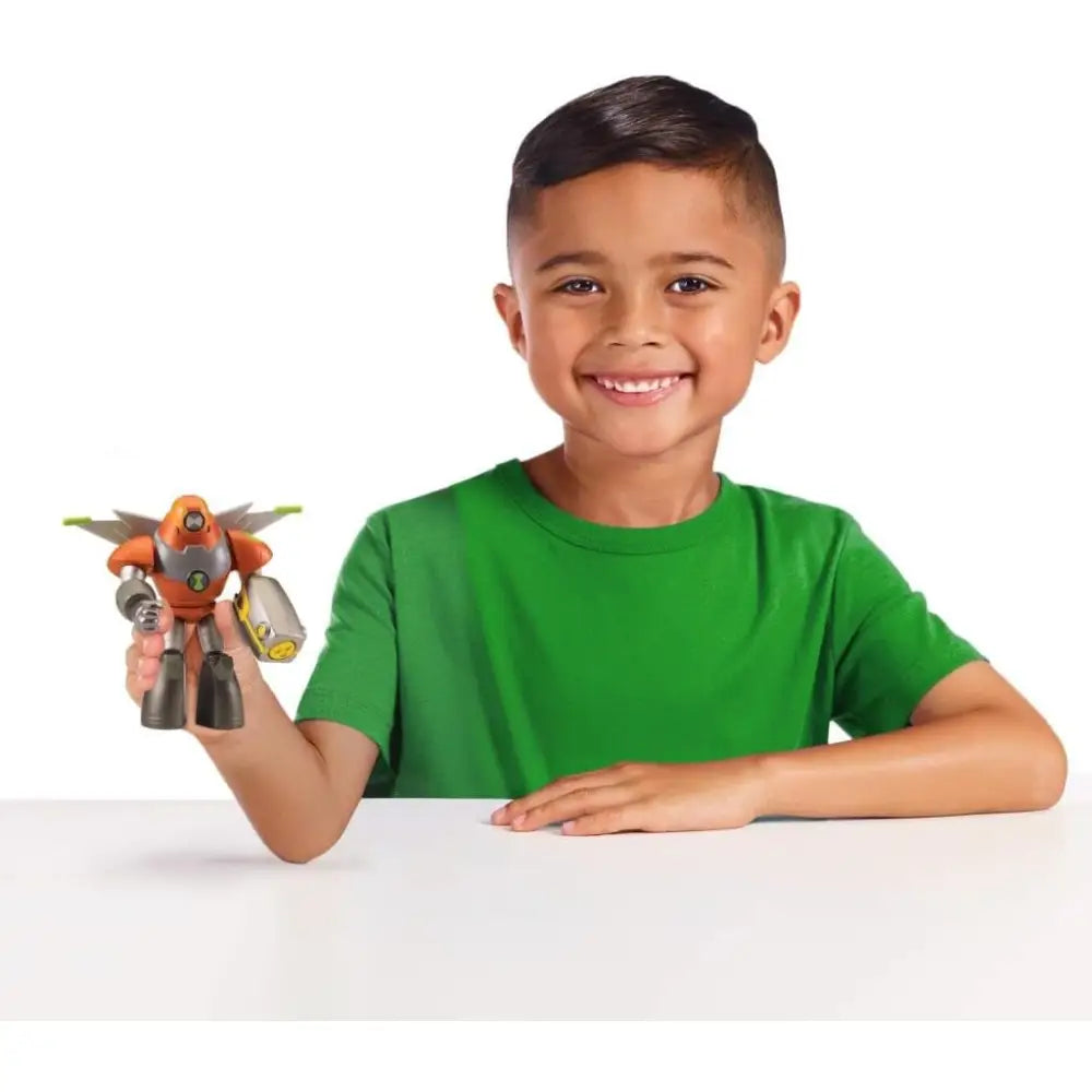 Ben 10 - Action figure BEN47I10 Heatblast (Inferno) con armatura spaziale - Giochi Preziosi - 8056379101499