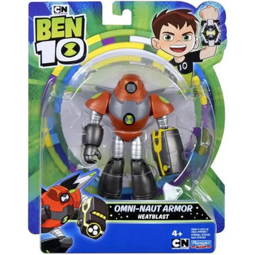 Ben 10 - Action figure BEN47I10 Heatblast (Inferno) con armatura spaziale - Giochi Preziosi - 8056379101499