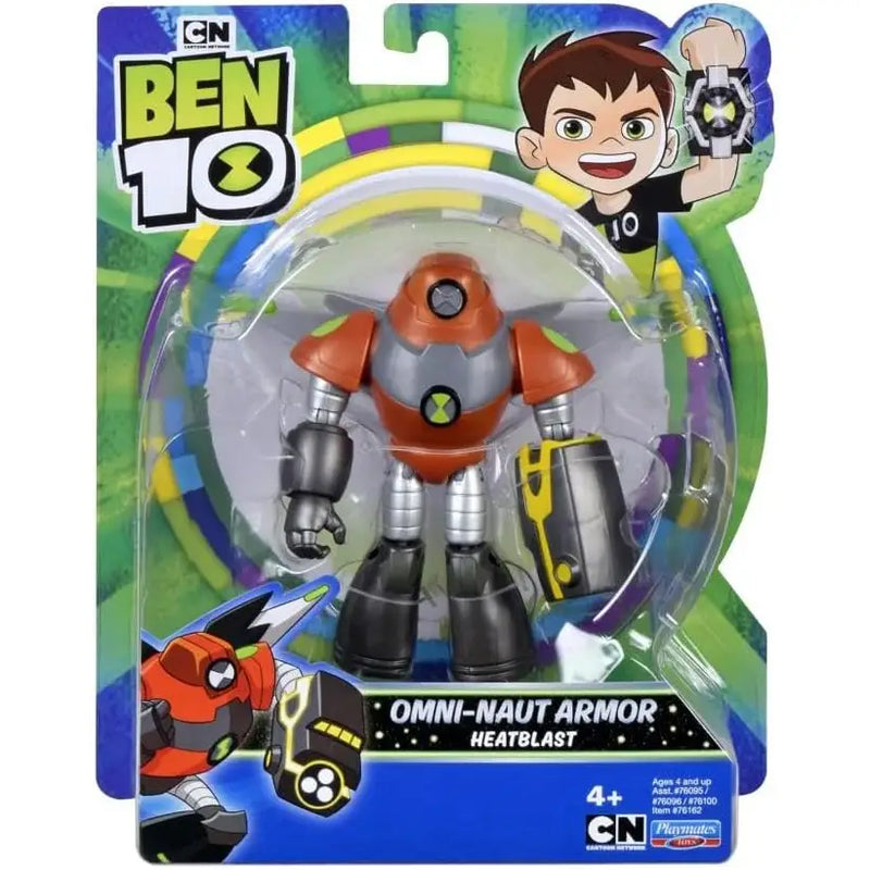 Ben 10 - Action figure BEN47I10 Heatblast (Inferno) con armatura spaziale - Giochi Preziosi - 8056379101499