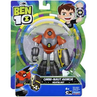Ben 10 - Action figure BEN47I10 Heatblast (Inferno) con armatura spaziale - Giochi Preziosi - 8056379101499