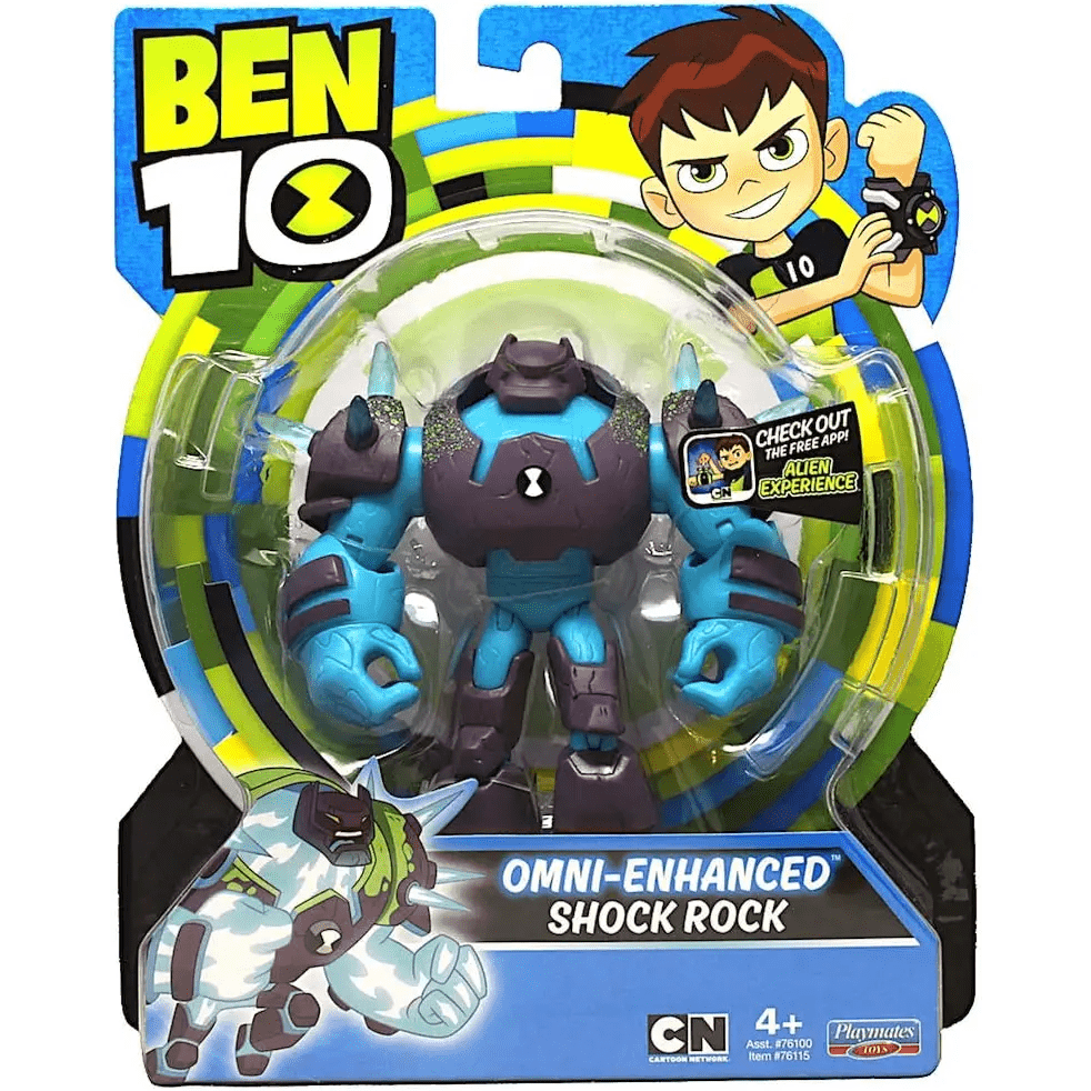 Ben 10 action figure Omni - Enhanced Shock Rock - Giocattoli e Bambini - Toys Store767344546693
