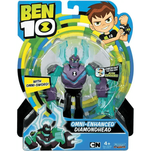 Ben 10 Action Figure Omni-Potenziata di Diamondhead