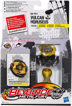 Beyblade Metal Fury trottola metallo Vulcan Horuseus