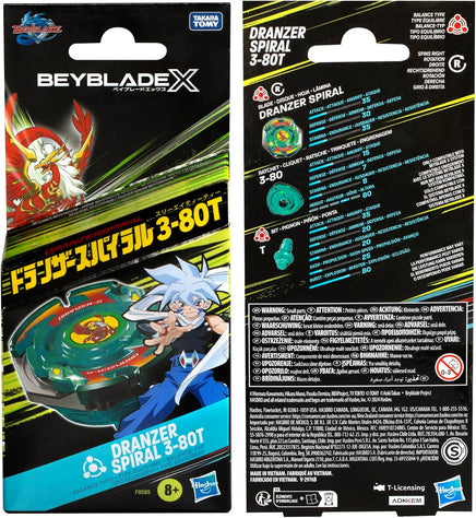 Beyblade X Dranzer Spiral – Trottola da Collezione e Battaglia