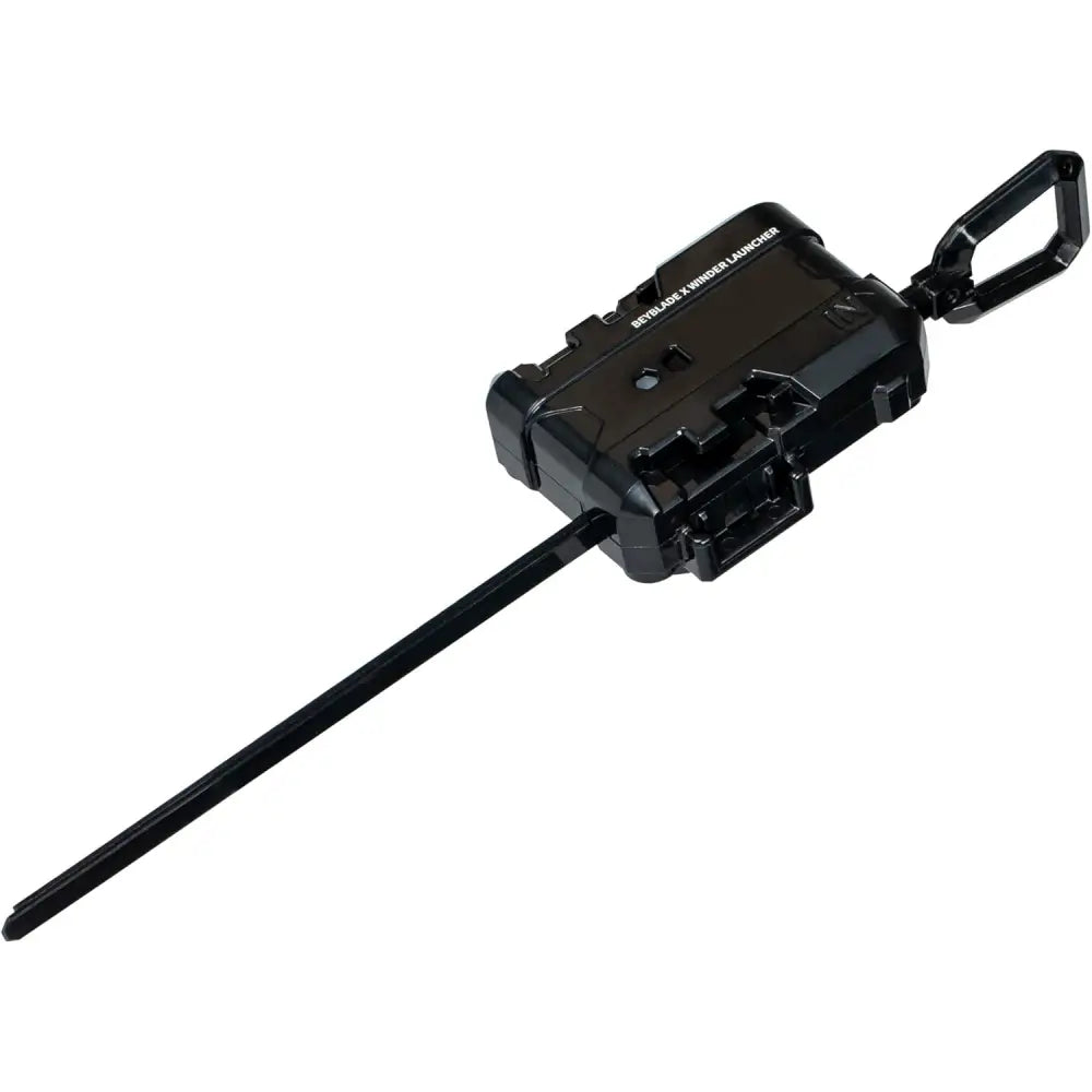 Beyblade x lanciatore winder nero in plastica con asta sottile e manico resistente per beyblade x arrow
