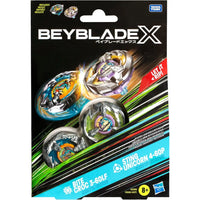Beyblade X pack doppio Bite Croc + Sting Unicorn - Hasbro - Battle top - 5010996260147