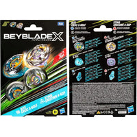 Beyblade X pack doppio Bite Croc + Sting Unicorn - Hasbro - Battle top - 5010996260147