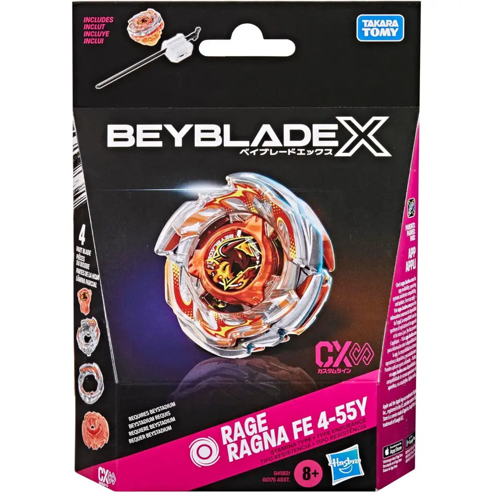 Beyblade X, set Starter Pack Rage Ragna CX - beyblade x set starter pack rage ragna cx 624