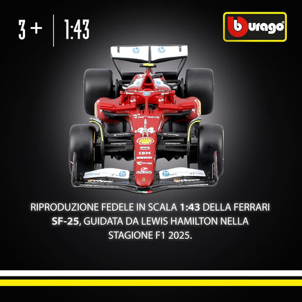 Modellino Ferrari SF-25 Hamilton 1:43 Bburago