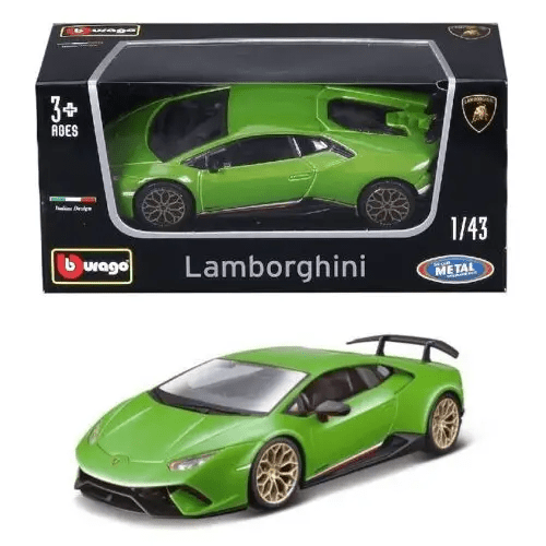 Burago Lamborghini 1:43 colore verde - Giocattoli e Bambini - Toys Store4893993011216