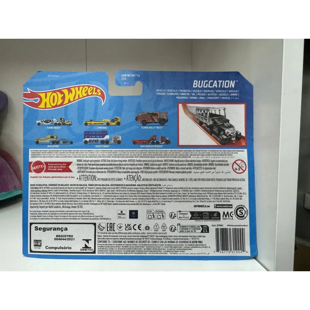 Camion Hot Wheels Bugcation Track Fleet - Giocattoli e Bambini - Toys Store - Automobili giocattolo - 0746775312244