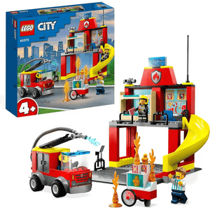 Caserma dei pompieri e autopompa LEGO City 60375