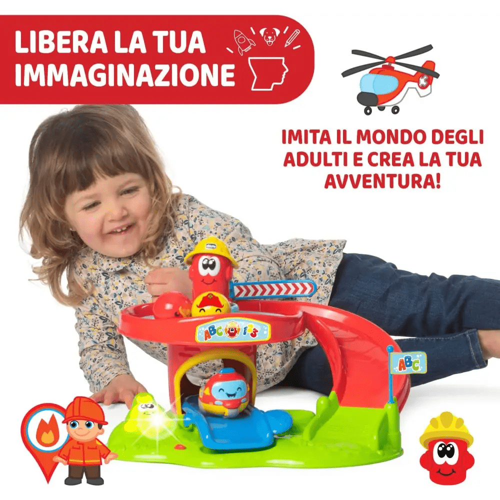 Chicco Caserma dei Pompieri Centro Attività Elettronico - Giocattoli e Bambini - Toys Store8058664150168