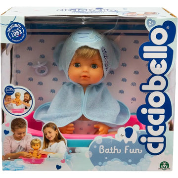 Cicciobello Bath Fun - Bambolotto con vasca e accappatoio - Giochi Preziosi - Bambole - 8056379155522