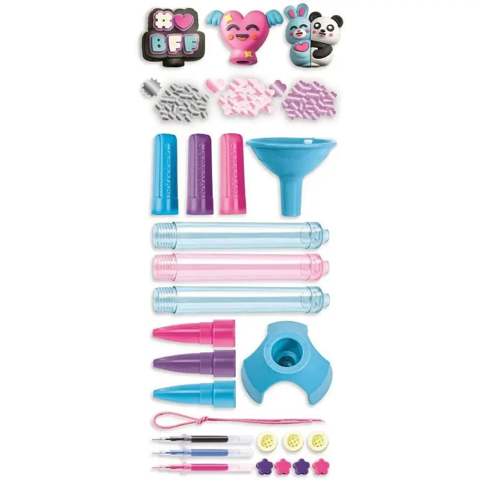 Clementoni Idea - Create Your Pens: Best Friends Forever | Laboratorio Penne Personalizzate Bambini +6 Anni - Clementon