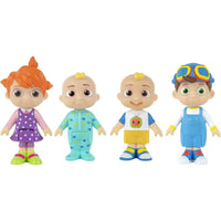 Cocomelon Set 4 Personaggi Giocattolo - Giochi Preziosi - Action figure - 8056379129592