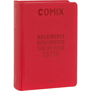 COMIX Agenda Diario 16 Mesi Scuola 2024-2025 Rosso
