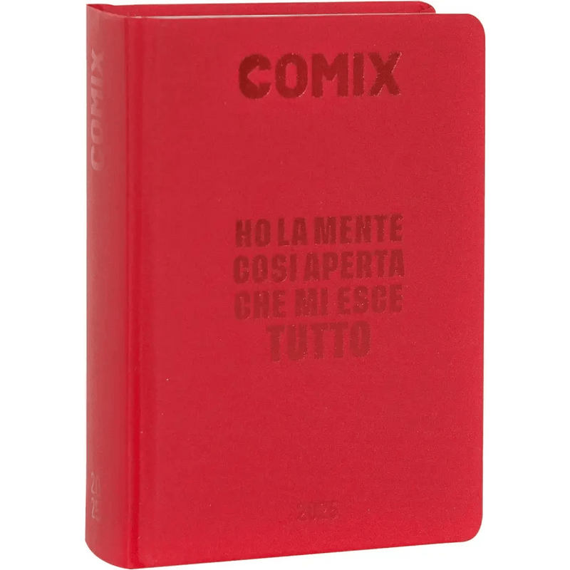 COMIX Agenda Diario Mignon Plus 16 Mesi Scuola 2024 - 2025 Rosso - Giocattoli e Bambini - Toys Store
