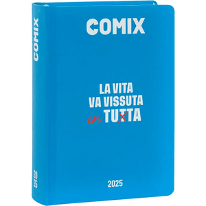 COMIX Agenda Diario Mini 16 Mesi Scuola 2024-2025 Azzurro