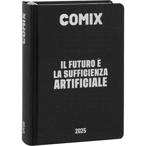 COMIX Agenda Diario Mini 16 Mesi Scuola 2024-2025 Nera e Argento