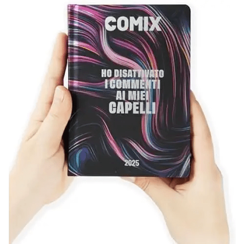 COMIX Agenda Diario Mini 16 Mesi Scuola 2024 - 2025 Nero/Multicolore - Giocattoli e Bambini - Toys Store8058263201582