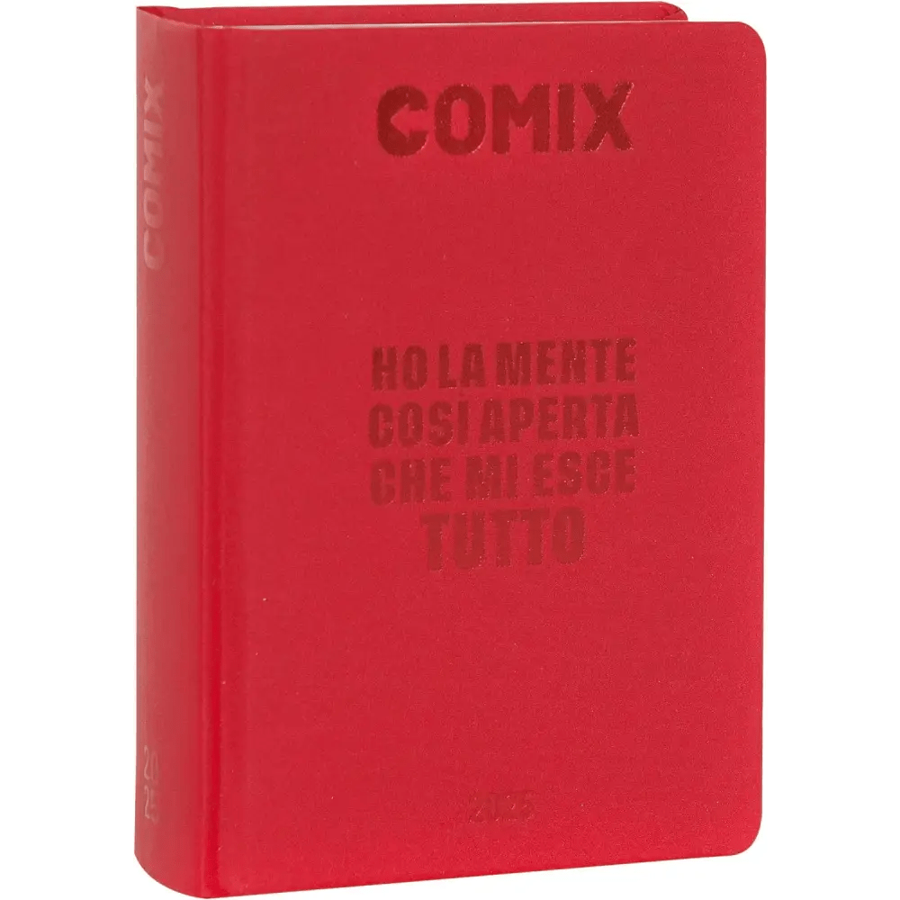 COMIX Agenda Diario Mini 16 Mesi Scuola 2024 - 2025 Rosso - Giocattoli e Bambini - Toys Store8058263201513