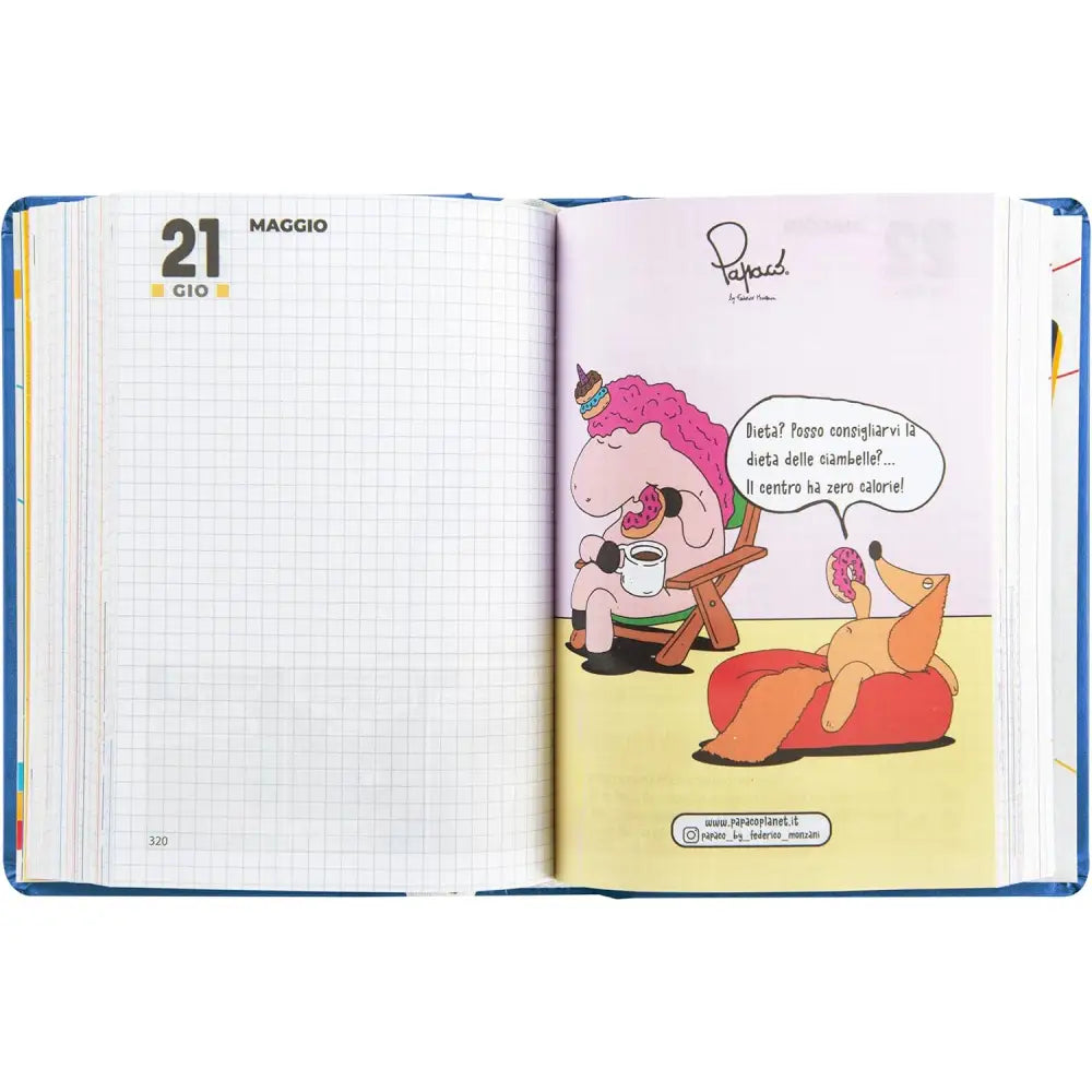 COMIX AVIO - Diario Mini Giornaliero 16 Mesi Scuola 2025-2026 - Franco Panini - 8058263231879