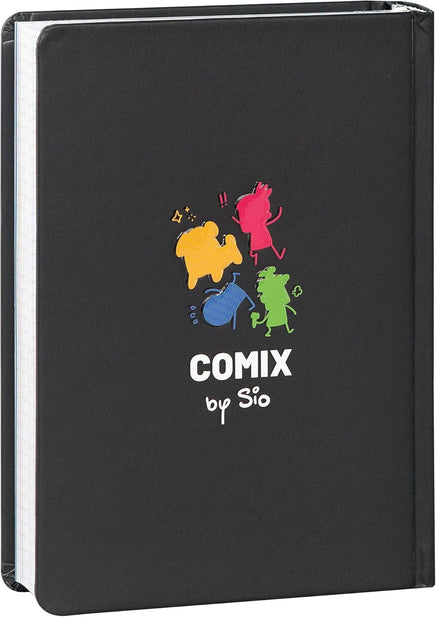 Diario Scuola 16 Mesi 2025/26 - COMIX Scottecs by Sio - Giornaliero Nero