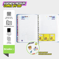 Agenda 16 Mesi Scomix by Sio Blu 2026/2027 – Diario Scuola Medium - comix by sio 2027 55b76ce5 fcd8 4c45 b0ff 91f514776b65