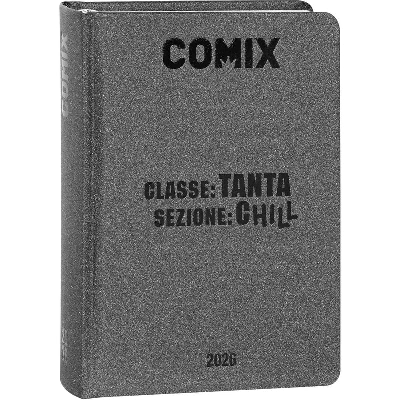 COMIX - Diario Giornaliero 16 Mesi Scuola 2025-2026 colore charcoal - Giocattoli e Bambini - Toys Store - 8058263231725