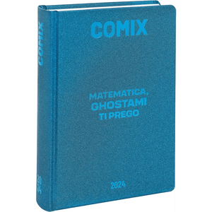 COMIX Diario Mignon Plus 2023/24 blu metallic Matematica ghostami