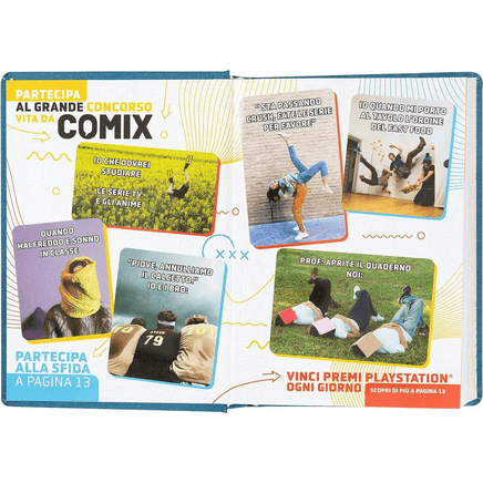 COMIX Diario Mignon Plus 2023/24 blu metallic Matematica ghostami - Giocattoli e Bambini - Toys Store8058263171144