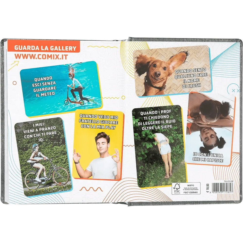 COMIX Diario Mignon Plus 2023/24 nero Matematica ghostami - Giocattoli e Bambini - Toys Store8058263171120