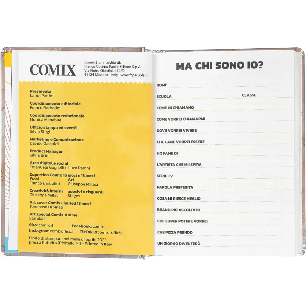 COMIX Diario Mignon Plus 2023/24 rosa Chi droppa chi niente - Giocattoli e Bambini - Toys Store8058263171205