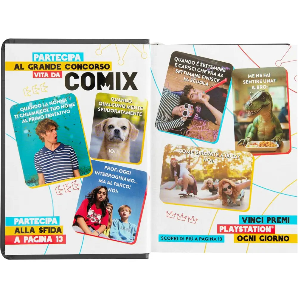 COMIX - Diario Mignon Plus Giornaliero 16 Mesi Scuola 2026-2026 Bianco e nero - Franco Panini - 8058263231961