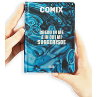 COMIX METAL- Diario Mini Giornaliero 16 Mesi Scuola 2025-2026 - Franco Panini - 8058263231947