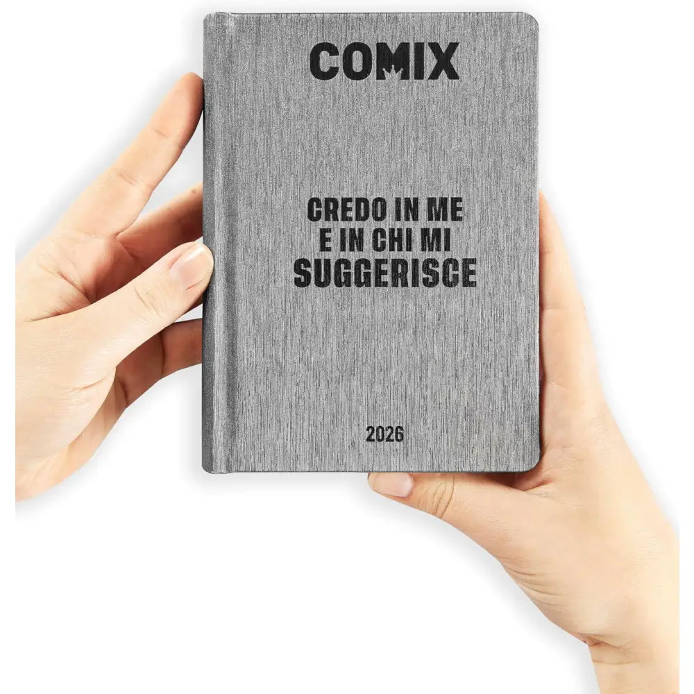 COMIX NERO - Diario Mini Giornaliero 16 Mesi Scuola 2025-2026 - Franco Panini - 8058263231862
